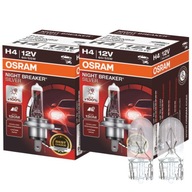 Výkonné žiarovky H4 OSRAM Night Breaker Silver + W5W Výkonné žiarovky H4 OSRAM Night Breaker Silver + W5W