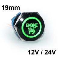 BLACK Momentary Button 12V/24V START STOP MOTOR BLACK Momentary Button 12V/24V START STOP MOTOR
