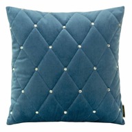 Modrá VELVET obliečka na vankúš 45x45 cm Modrá VELVET obliečka na vankúš 45x45 cm