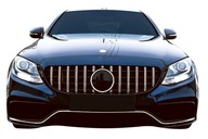 MERCEDES C-CLASS W205 2014-2018 gril GT SILVER MERCEDES C-CLASS W205 2014-2018 gril GT SILVER