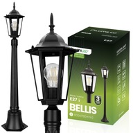 Vonkajšie stojace záhradné svietidlo LARTERN STĹP 100 cm LED E27 ČIERNA IP44 Vonkajšie stojace záhradné svietidlo LARTERN STĹP 100 cm LED E27 ČIERNA IP44