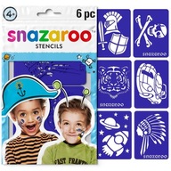 SNAZAROO Sada 6 šablón - motívy pre chlapcov SNAZAROO Sada 6 šablón - motívy pre chlapcov