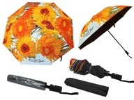 Dáždnikový automatický skladací dáždnik silný V. van Gogh Sunflowers Dáždnikový automatický skladací dáždnik silný V. van Gogh Sunflowers