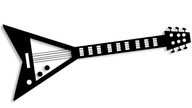 Nálepka ELEKTRICKÁ GITÁRA v rôznych farbách! Nálepka ELEKTRICKÁ GITÁRA v rôznych farbách!