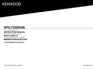 Kenwood DPX-7200DAB DAB+ 2-DIN MULTICOLOR rádio
