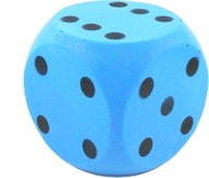 Mäkká penová kocka 20 cm, modrá