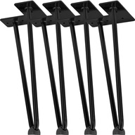 4x KOVOVÉ STOLOVÉ NOHY VLÁSENKY NOHY 30 CM 2 TYČE 4x KOVOVÉ STOLOVÉ NOHY VLÁSENKY NOHY 30 CM 2 TYČE