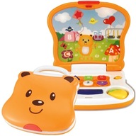 SMILY PLAY Edukačný notebook medvedík pre deti na PC