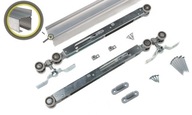 posuvný systém na dvere IRON 60kg 1,6m 2Xuzavr posuvný systém na dvere IRON 60kg 1,6m 2Xuzavr