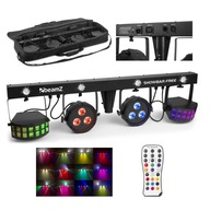 LED DERBY PAR STROBE SET OSVETLENIA VÝSTAVNÍKOV