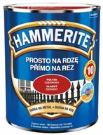 Farba na hrdzu Hammerite, LESK ČERVENÁ, 2,5L Farba na hrdzu Hammerite, LESK ČERVENÁ, 2,5L
