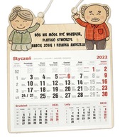 Darčekový kalendár na Deň babičky a dedka