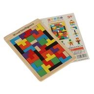 DREVENÉ PUZZLE MONTESSORI 3D TETRIS PUZZZ DREVENÉ PUZZLE MONTESSORI 3D TETRIS PUZZZ