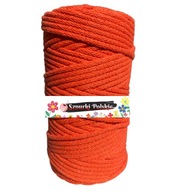 Bavlnená šnúra s jadrom 100 m, 5 mm, oranžová Bavlnená šnúra s jadrom 100 m, 5 mm, oranžová
