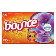 Bounce Febreze Spring Reneval 105 ks. Bounce Febreze Spring Reneval 105 ks.