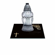 REGÁL SKLENÝ REMESELNÝ 35x35cm 489g REGÁL SKLENÝ REMESELNÝ 35x35cm 489g