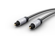 Optický kábel Toslink + ADAPTÉR Goobay Plus 0,75 m Optický kábel Toslink + ADAPTÉR Goobay Plus 0,75 m