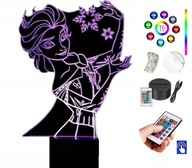 Stolná lampa Frozen Elsa 16 LED PLEXIDO Stolná lampa Frozen Elsa 16 LED PLEXIDO