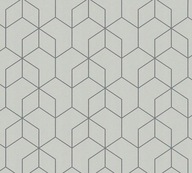Tapeta s geometrickým vzorom, škandinávsky štýl