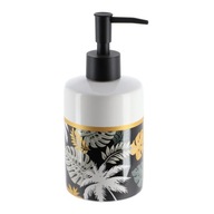 Moderný dávkovač tekutého mydla, keramická nádoba s boho pumpičkou, 320 ml Moderný dávkovač tekutého mydla, keramická nádoba s boho pumpičkou, 320 ml
