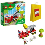 LEGO DUPLO BLOCKS 10969 ZNAČKA HASIČSKÉ VOZIDLO PRE DETI + TAŠKA LEGO DUPLO BLOCKS 10969 ZNAČKA HASIČSKÉ VOZIDLO PRE DETI + TAŠKA