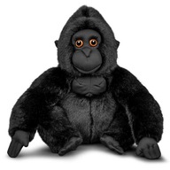 Plyšová hračka plyšová hračka GORILLA čierna REALISTICKÁ čierna plyšová opica