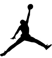 Obrázok Drevená dekorácia podkrovia Jordan Basketbalista