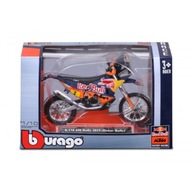 Bburago Cycle 1:18 motocykel RED BULL KTM 450 RALLY (č. 1 DAKAR RALLY) Bburago Cycle 1:18 motocykel RED BULL KTM 450 RALLY (č. 1 DAKAR RALLY)
