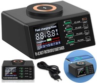 Rýchla USB nabíjačka Bezdrôtový telefónny zdroj 110W QC3.0 PD45W Rýchla USB nabíjačka Bezdrôtový telefónny zdroj 110W QC3.0 PD45W