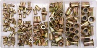 YATO Sada nitovacích matíc oceľ M3-M10 150ks YATO Sada nitovacích matíc oceľ M3-M10 150ks