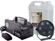 Set Smoke Generator S500 LED Par Mini + Liquid 5l