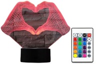 3D LED USB LAMPA I LOVE YOU RUKY SRDCE + DIAĽKOVÉ 3D LED USB LAMPA I LOVE YOU RUKY SRDCE + DIAĽKOVÉ