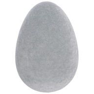 Vajíčko semišové, 20 cm šedé