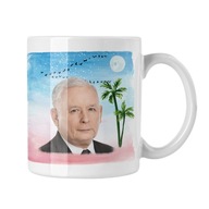 Hrnček Kaczyński PIS Prezident Palma Funny Gift