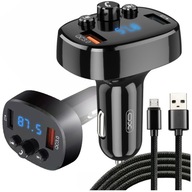 FM BT MP3 autonabíjačka do auta 18W QC 3.0 + KÁBEL FM BT MP3 autonabíjačka do auta 18W QC 3.0 + KÁBEL