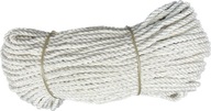 Jachtárske točené bavlnené lano, 6mm, 50m