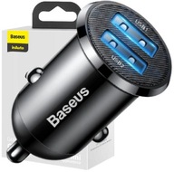 BASEUS VÝKONNÁ RÝCHLA NABÍJAČKA DO AUTO NA TELEFÓN 2x USB 4,8A BASEUS VÝKONNÁ RÝCHLA NABÍJAČKA DO AUTO NA TELEFÓN 2x USB 4,8A