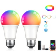Inteligentná WiFi žiarovka RGB farebný reflektor