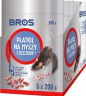 BROS PŁATKIL jed na myši 1kg 5x200g doypack