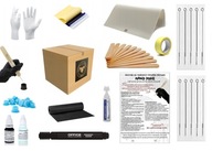 HAND POKE Tattoo Kit KOMPLETNÁ ihlová farba HAND POKE Tattoo Kit KOMPLETNÁ ihlová farba