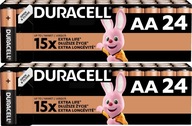 ORIGINÁLNE DURACELL ALKALICKÉ BATÉRIE LR6/AA 24ks x2 ORIGINÁLNE DURACELL ALKALICKÉ BATÉRIE LR6/AA 24ks x2