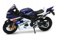 SUZUKI GSX-R750 kovový motorový motocykel Welly 1:18 SUZUKI GSX-R750 kovový motorový motocykel Welly 1:18