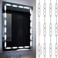 20x LAMPS LED svetlá nad USB kozmetickým zrkadlom
