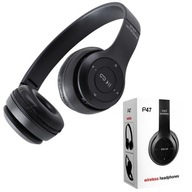 P47 BEZDRÔTOVÉ SLÚCHADLÁ BLUETOOTH ČIERNA P47 BEZDRÔTOVÉ SLÚCHADLÁ BLUETOOTH ČIERNA
