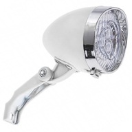 RETRO 3 LED WHITE predná cyklistická lampa + držiak RETRO 3 LED WHITE predná cyklistická lampa + držiak