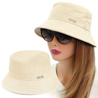 Letný klobúčik so sieťkou Fishing Bucket Hat CREAM Bavlna Pako Jeans Letný klobúčik so sieťkou Fishing Bucket Hat CREAM Bavlna Pako Jeans
