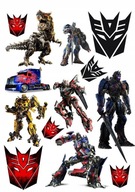 Potlač cukrovej pasty TRANSFORMERS torta, veľká sada Potlač cukrovej pasty TRANSFORMERS torta, veľká sada