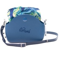 HUMBAG Kabelka Handy Blu Azzurro Monstera Komín