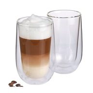 2 poháre na latte macchiato, s dvojitou stenou, 0