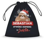 TAŠKA NA DARČEKY OD SANTA S MENOM